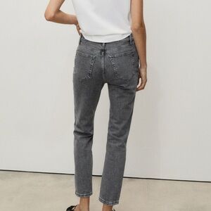 Grey Straight Leg Jeans